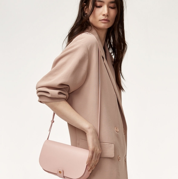 Aritzia Handbags - Aritzia Six Eleven Pink Crossbody Bag